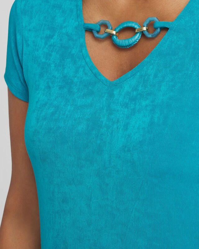 Travelers Chain Detail Top - image 4